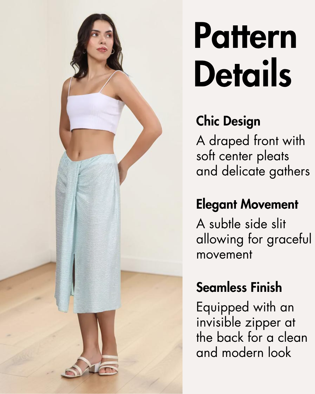 Draped Skirt Sewing Pattern 'Lara'