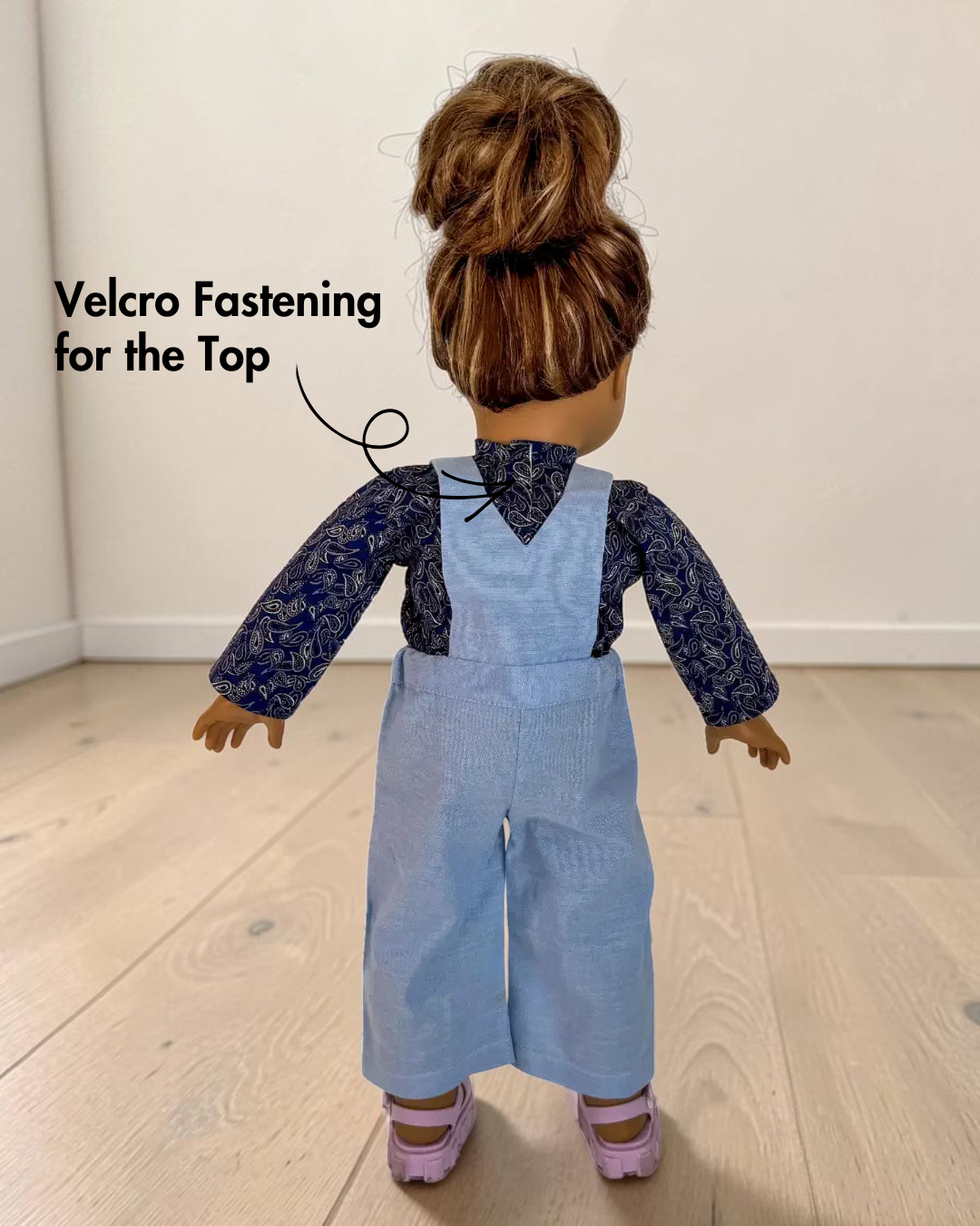Dungaree Set Sewing Pattern for Dolls 'Brooke'