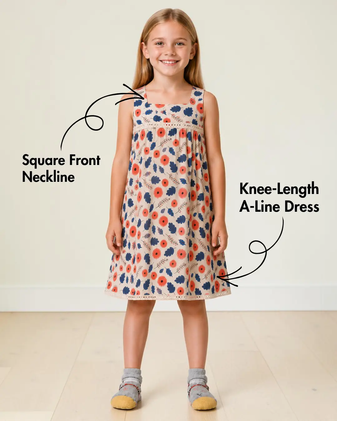 Kid's Dress Sewing Pattern 'Cathy'