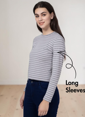 Long Sleeve T-shirt Sewing Pattern 'Misha'
