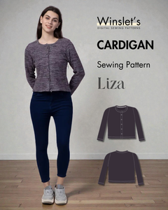 Cardigan Sewing Pattern 'Liza'