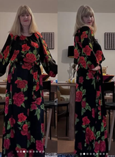 Gathered Maxi Skirt Sewing Pattern 'Zinnia'