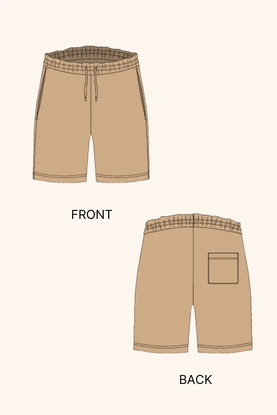 Men's Shorts Sewing Pattern 'Wyatt'