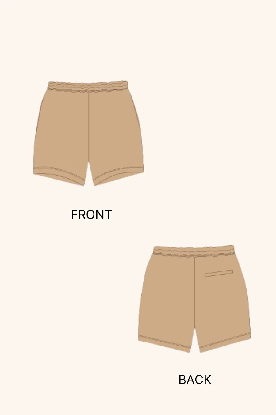 Men's Swim Shorts Sewing Pattern 'Luca'