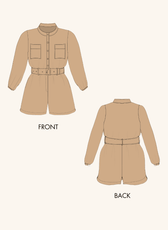 Playsuit Romper Sewing Pattern 'Jade'