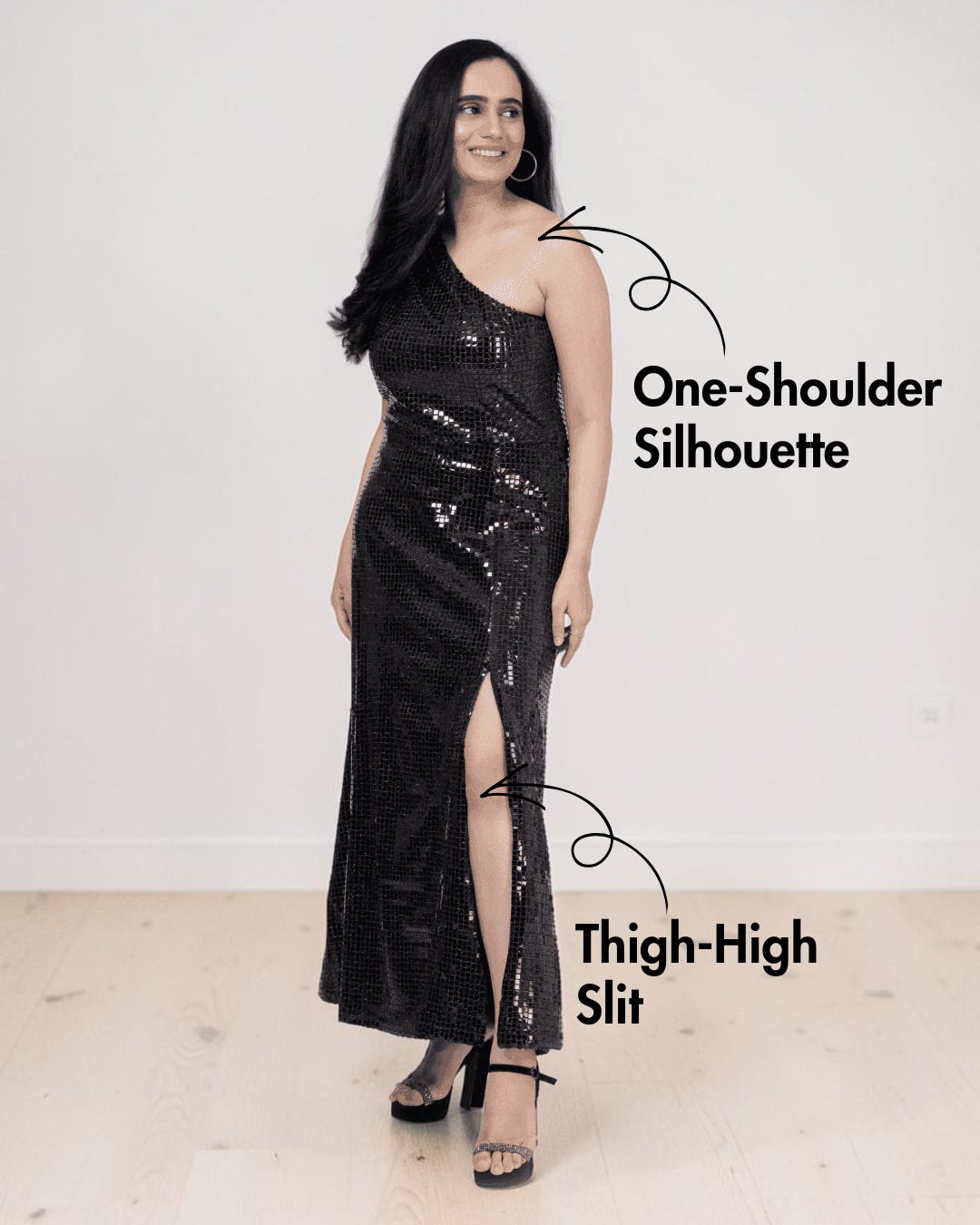 One Shoulder Dress Sewing Pattern 'Audrey'
