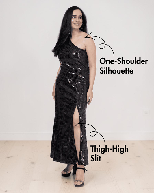 One Shoulder Dress Sewing Pattern 'Audrey'