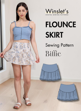 Flounce Skirt Sewing Pattern 'Billie'