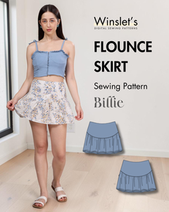 Flounce Skirt Sewing Pattern 'Billie'