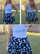 Flounce Skirt Sewing Pattern 'Billie'