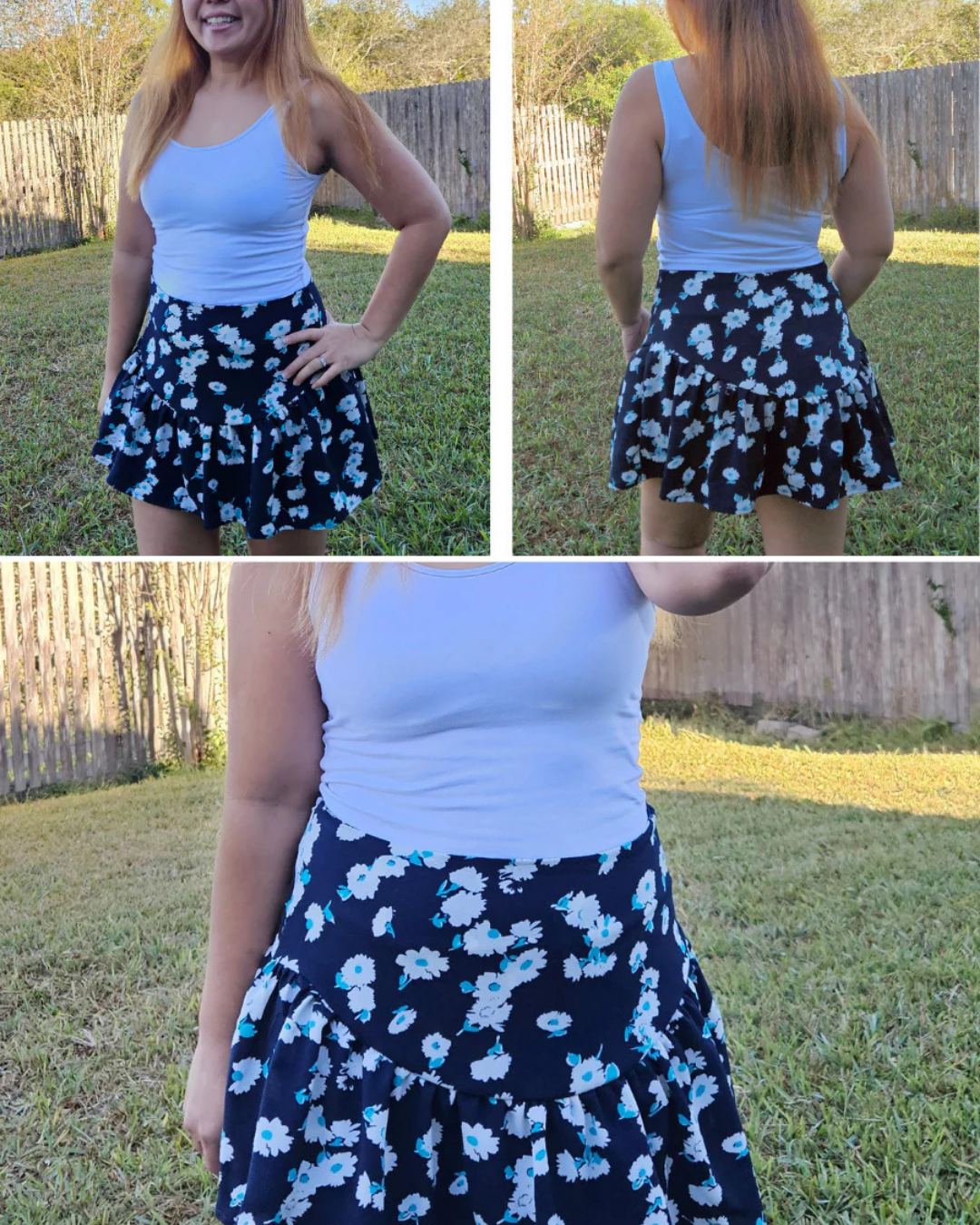 Flounce Skirt Sewing Pattern 'Billie'