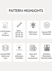 Men's Raglan T-shirt Sewing Pattern 'Luke'