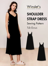 Shoulder Strap Dress Sewing Pattern 'Melissa'