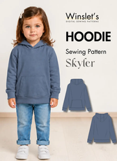 Kid's Hoodie Sewing Pattern 'Skyler'