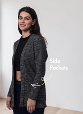 Long Cardigan Sewing Pattern 'Nora'