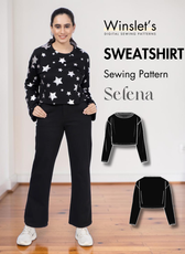 Sweatshirt Sewing Pattern 'Selena'