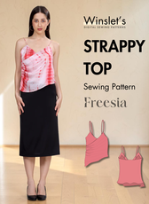 Strappy Top Sewing Pattern 'Freesia'
