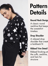 Sweatshirt Sewing Pattern 'Selena'