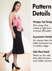 Strappy Top Sewing Pattern 'Freesia'
