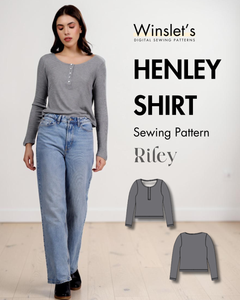 Henley Shirt Sewing Pattern 'Riley'
