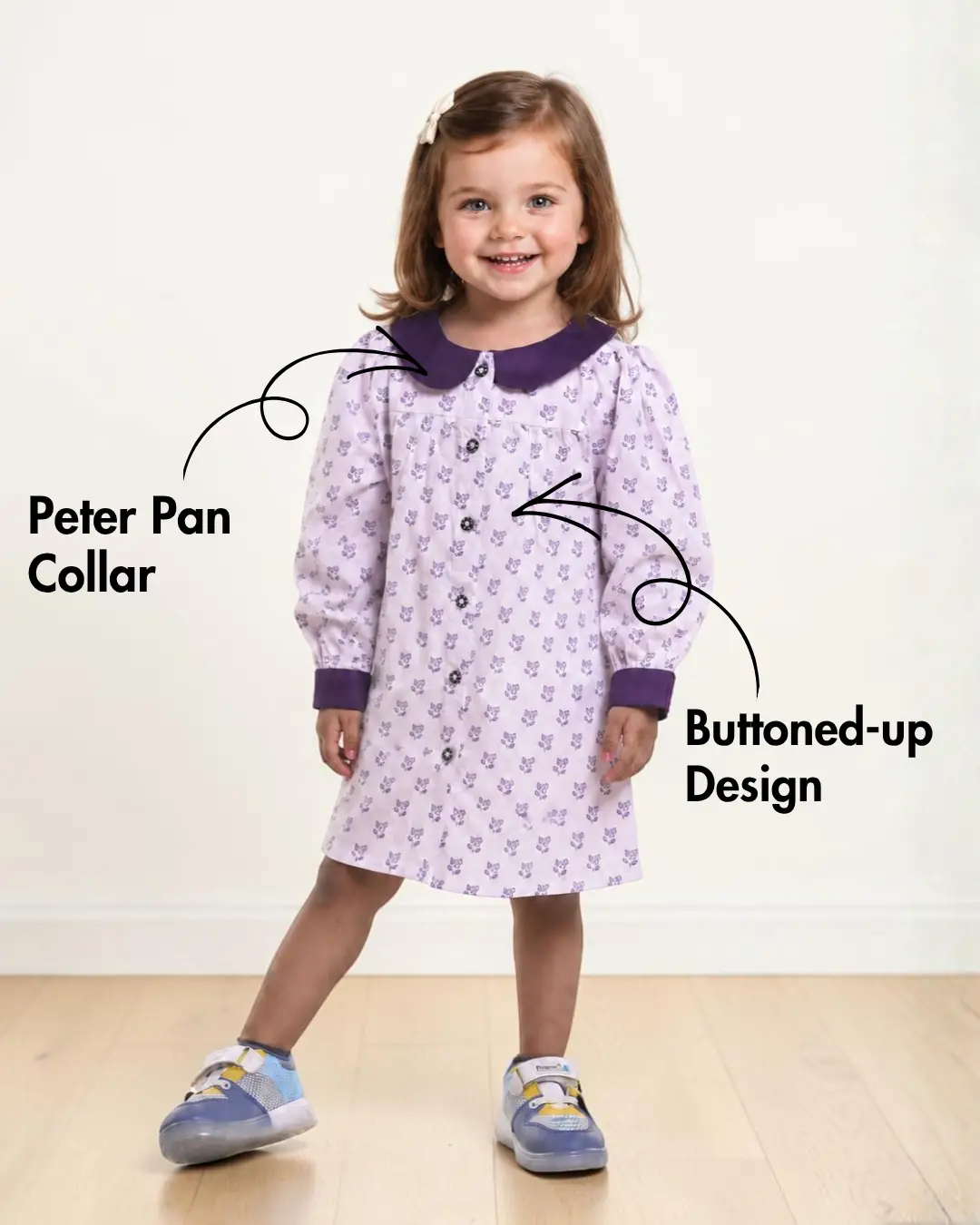 Kid's Night Gown Sewing Pattern 'Deborah'