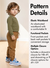 Kid's Joggers Sewing Pattern 'Mason'