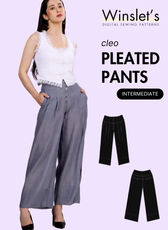 Pleated Pants Sewing Pattern 'Cleo'