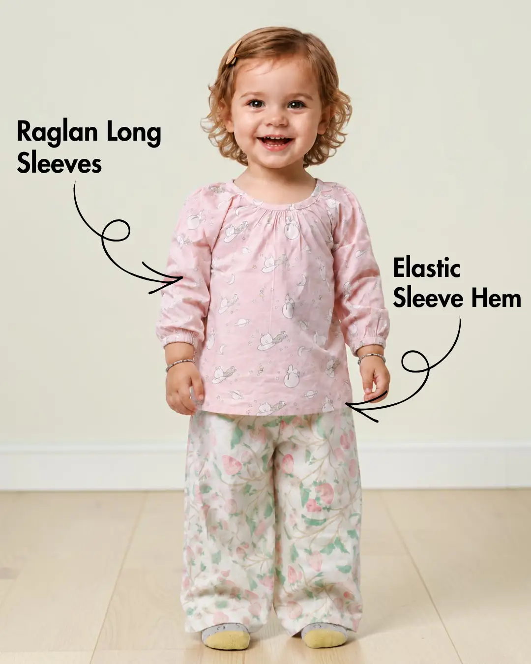 Kid's Long Sleeve Blouse Sewing Pattern 'Macy'