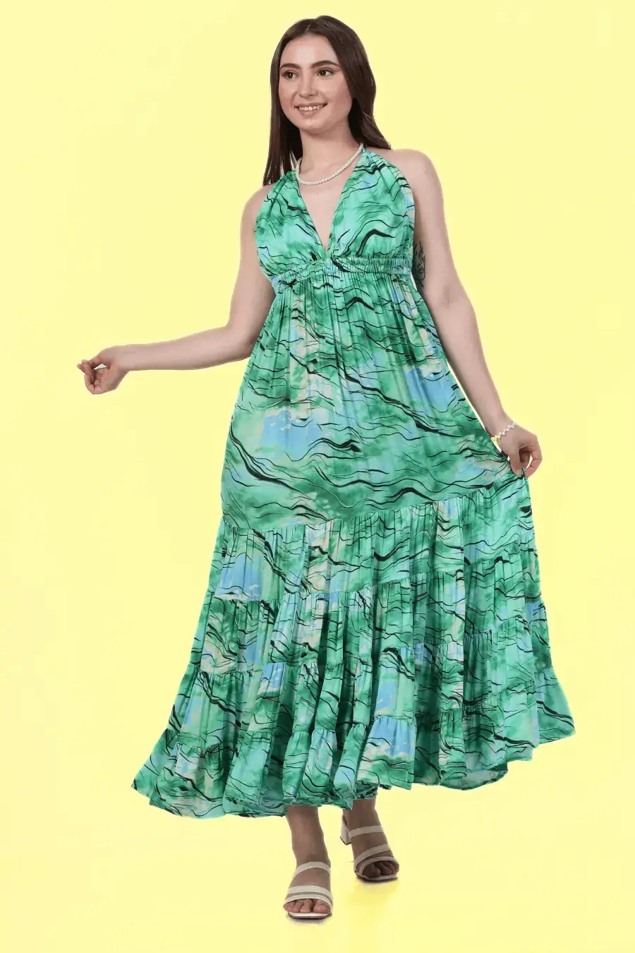 Halter Maxi Dress Sewing Pattern | Women's PDF Pattern 'Clover' Winslet's Sewing Patterns Halter Maxi Dress Sewing Pattern | Women's PDF Pattern 'Clover' Winslet's Sewing Patterns