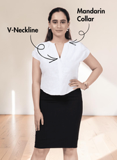 Short Sleeve Blouse Sewing Pattern 'Bliss'