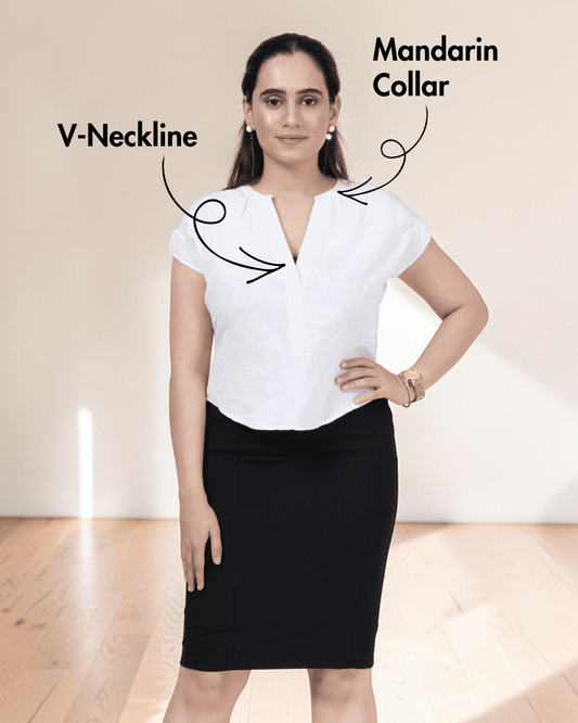 Short Sleeve Blouse Sewing Pattern 'Bliss'
