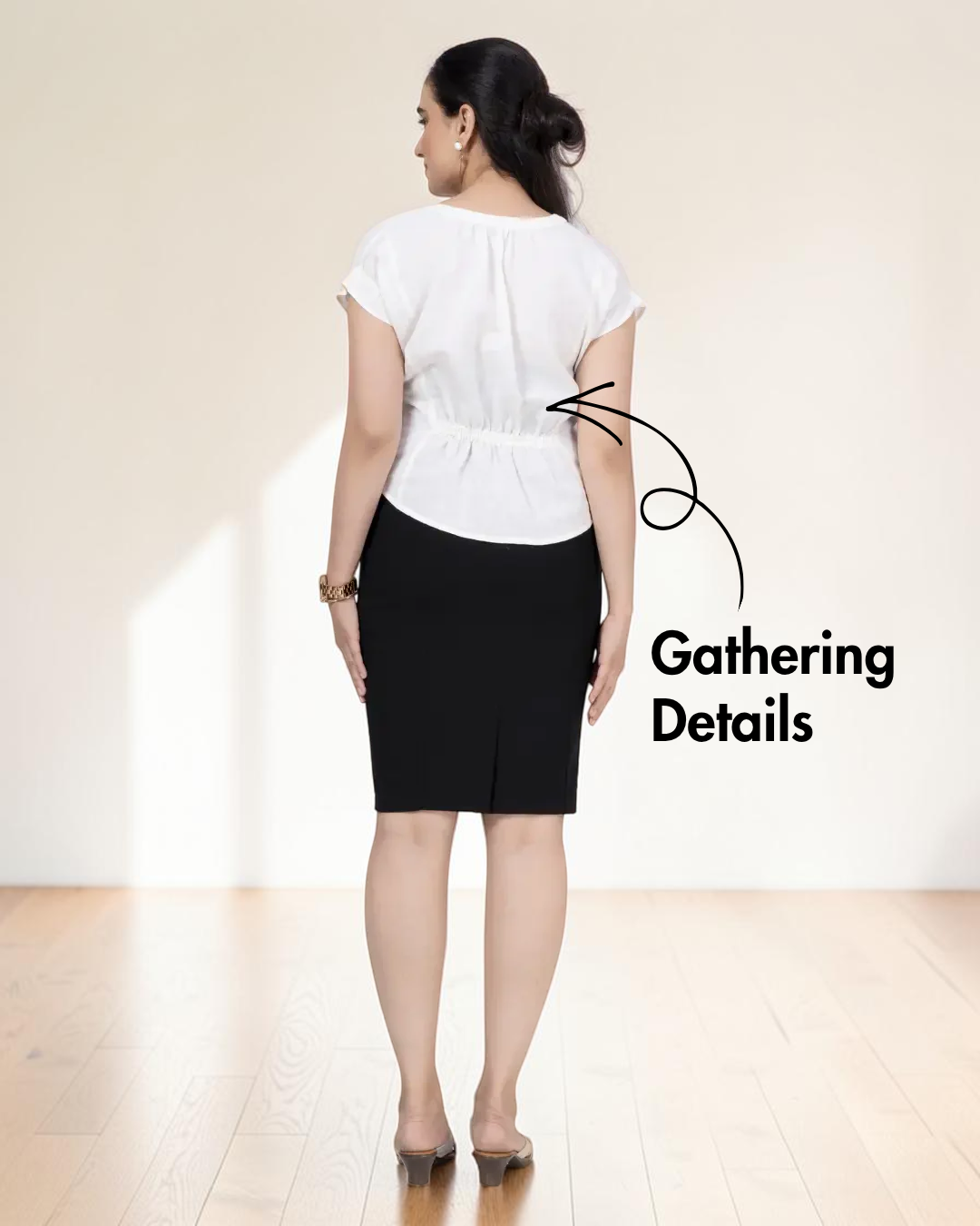 Short Sleeve Blouse Sewing Pattern 'Bliss'