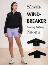 Windbreaker Sewing Pattern 'Naomi'