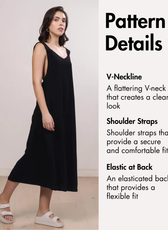 Shoulder Strap Dress Sewing Pattern 'Melissa'