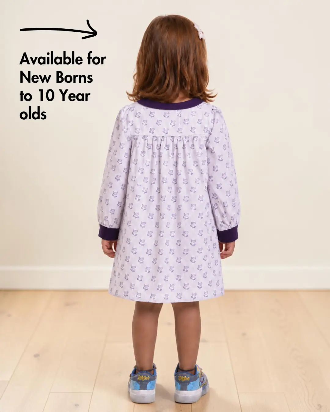 Kid's Night Gown Sewing Pattern 'Deborah'