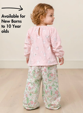 Kid's Long Sleeve Blouse Sewing Pattern 'Macy'