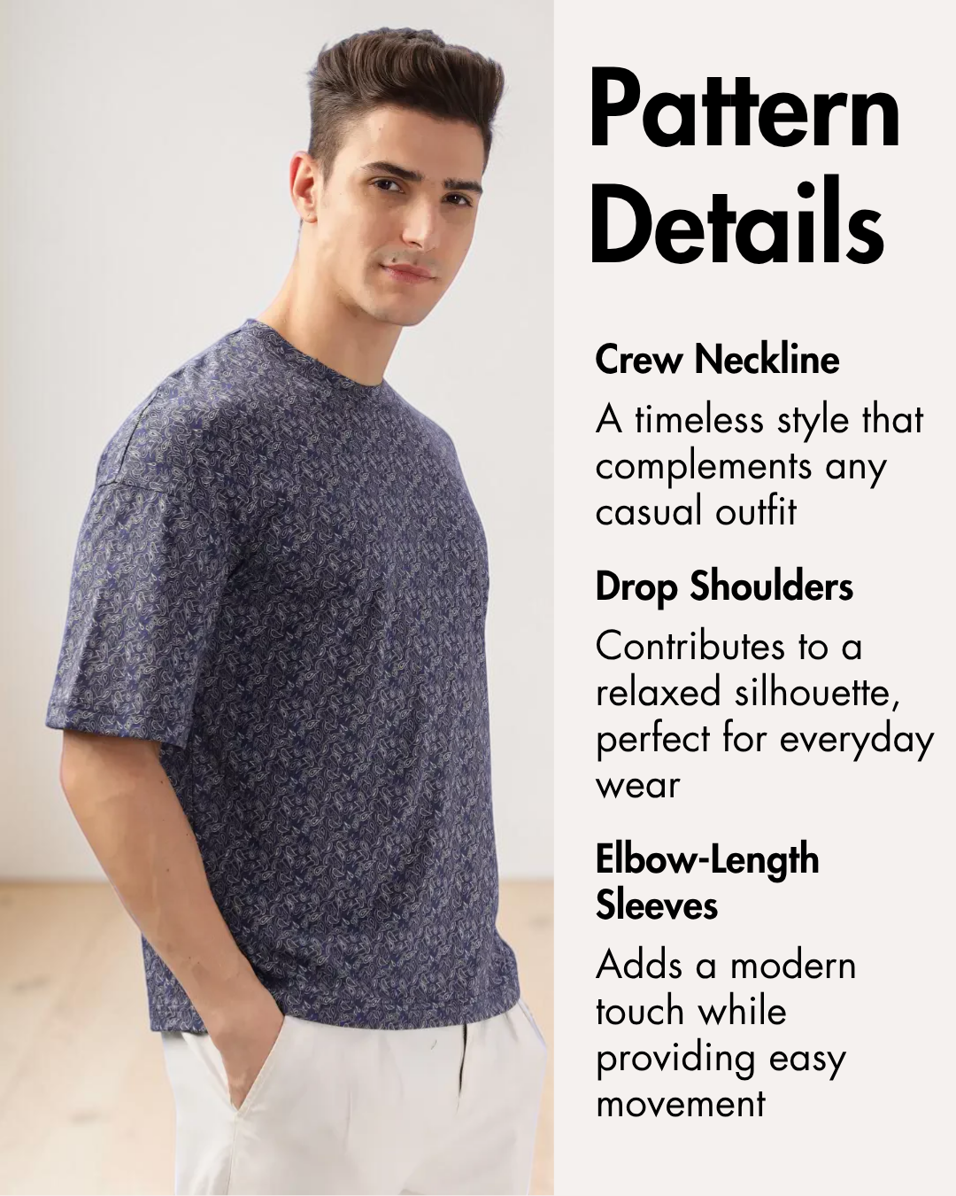 Men's Oversized T-shirt Sewing Pattern 'Archie'