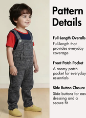 Kid's Overalls Sewing Pattern 'Dakota'