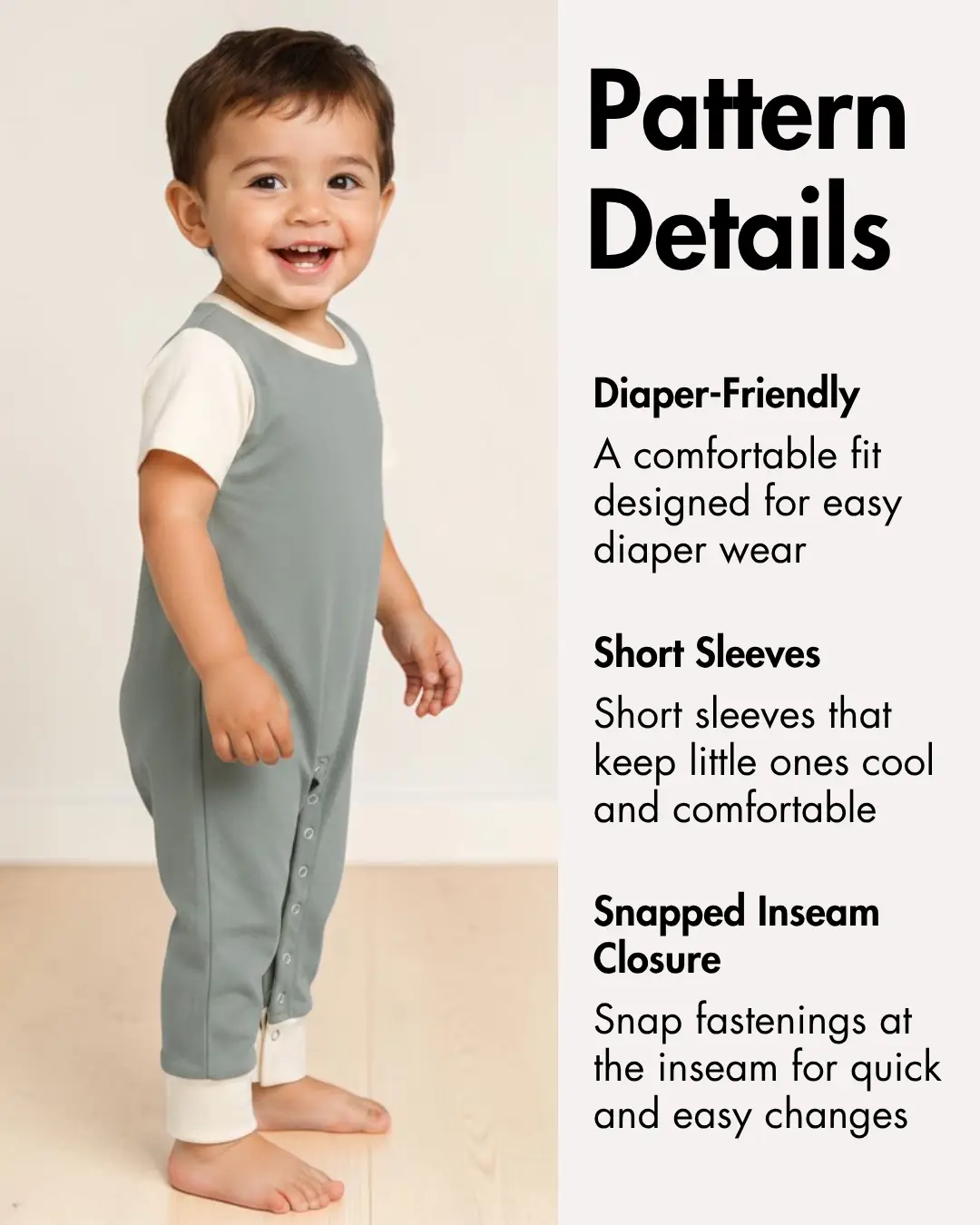 Kid's Romper Sewing Pattern 'Max'
