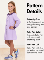 Kid's Night Gown Sewing Pattern 'Deborah'