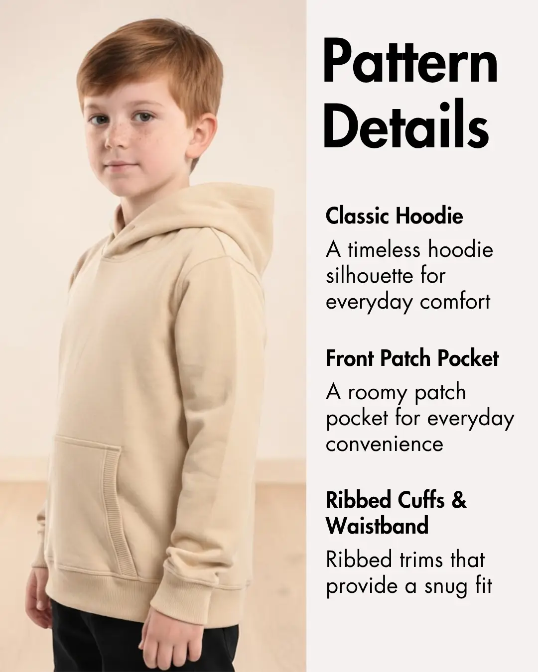 Kid's Hoodie Sewing Pattern 'Skyler'