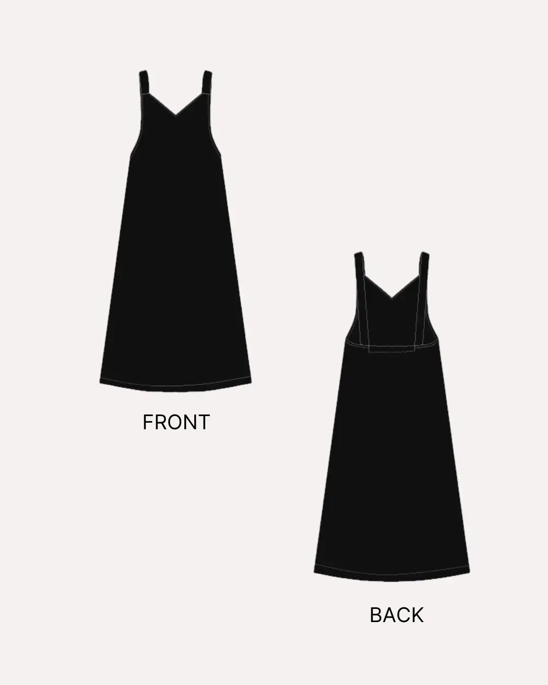 Shoulder Strap Dress Sewing Pattern 'Melissa'