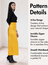 A line Skirt Sewing Pattern 'Marigold'
