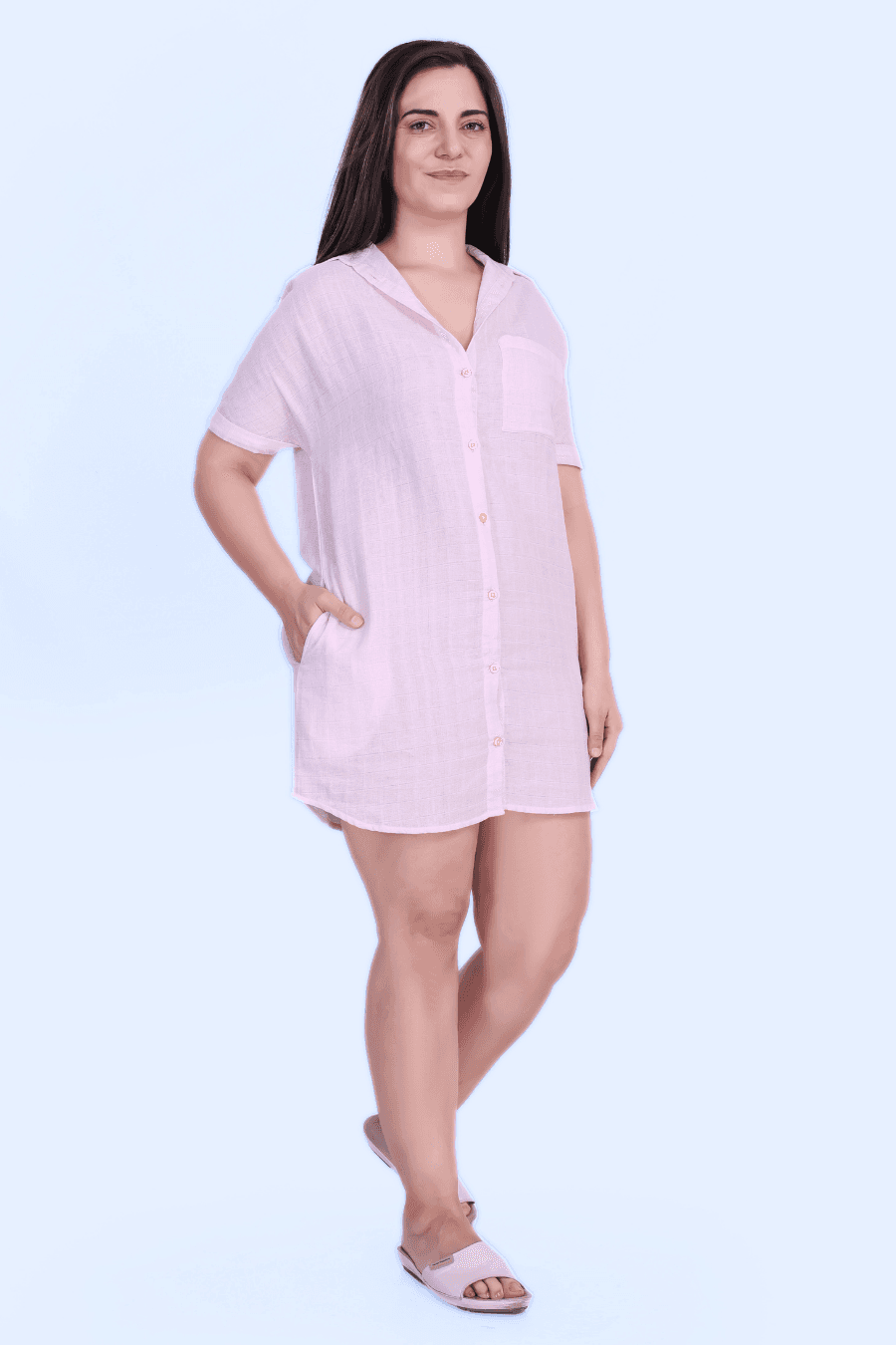 Shirt Dress Sewing Pattern 'Claire'