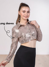 Cropped Shirt Sewing Pattern 'Myrtle'