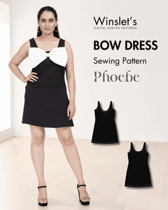 Bow Dress Sewing Pattern 'Phoebe'