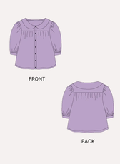 Kid's Night Gown Sewing Pattern 'Deborah'