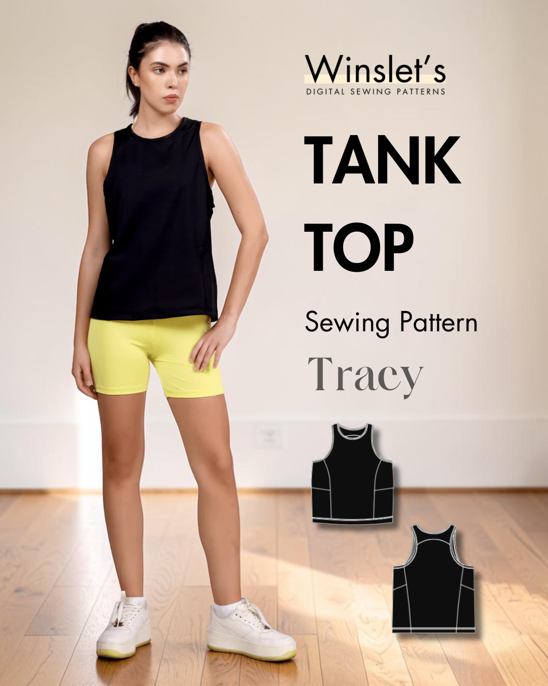Tank Top Sewing Pattern 'Tracy'
