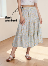 Tiered Midi Skirt Sewing Pattern 'Mila'