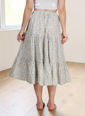 Tiered Midi Skirt Sewing Pattern 'Mila'